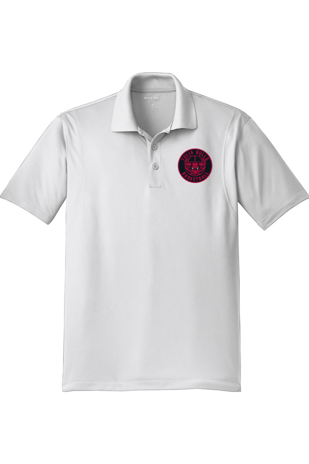 Tulia Bulls Basketball Adult Embroidered Athletic Polo Signature Lacrosse