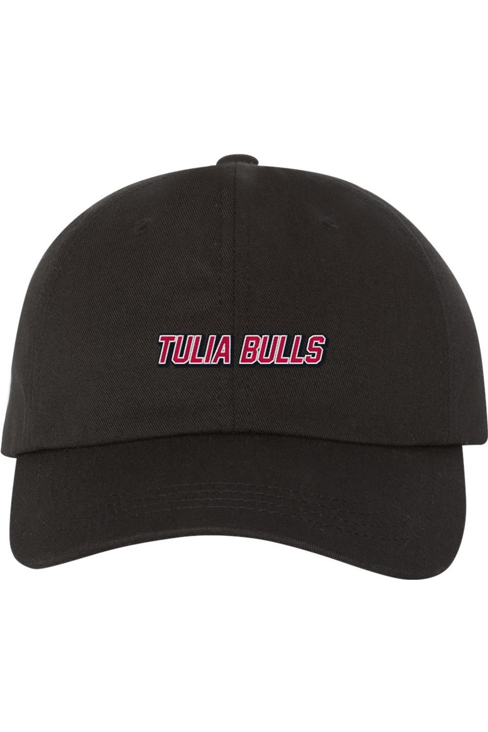 Tulia Bulls Basketball Embroidered Dad Hat Signature Lacrosse