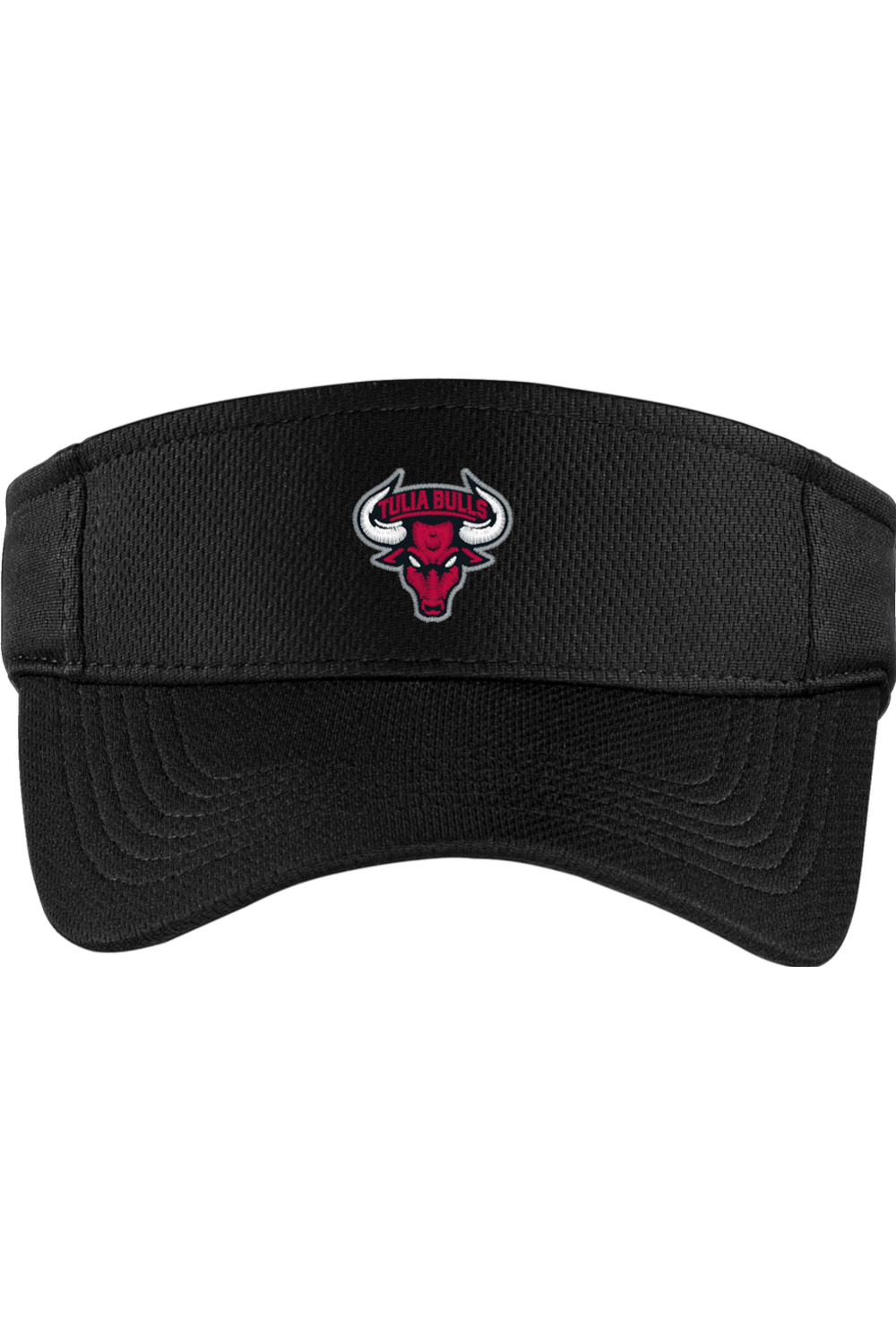 Tulia Bulls Basketball Embroidered Visor Signature Lacrosse