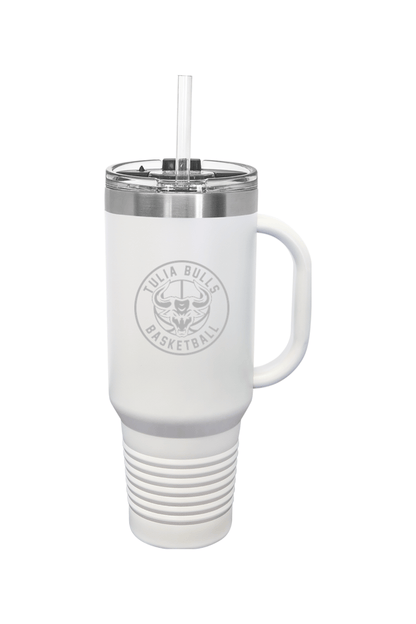 Tulia Bulls Basketball Insulated Travel Mug Signature Lacrosse