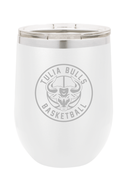 Tulia Bulls Basketball Insulated Wine Tumbler Signature Lacrosse