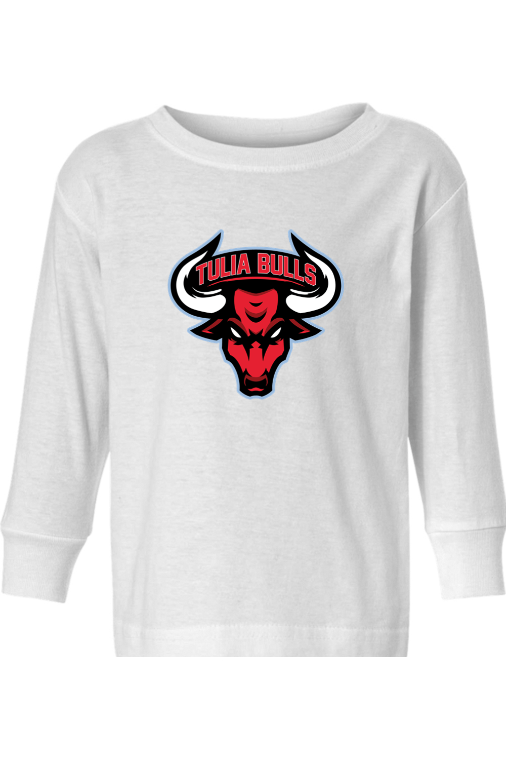 Tulia Bulls Basketball Toddler Long Sleeve T-Shirt Signature Lacrosse