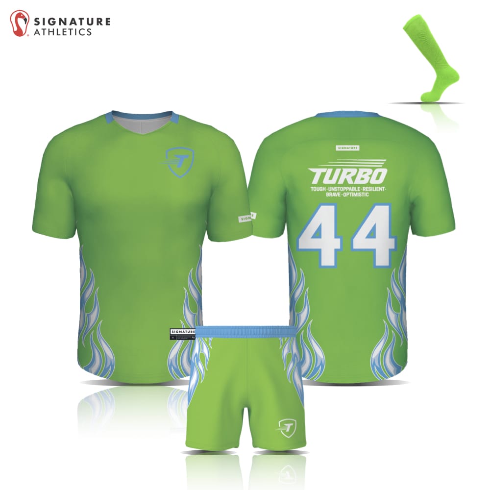 Turbo 3 Piece Player Package V3 Green Signature Lacrosse