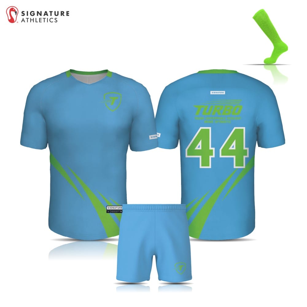 Turbo Men's 3 Piece Player Package V2 Blue Signature Lacrosse
