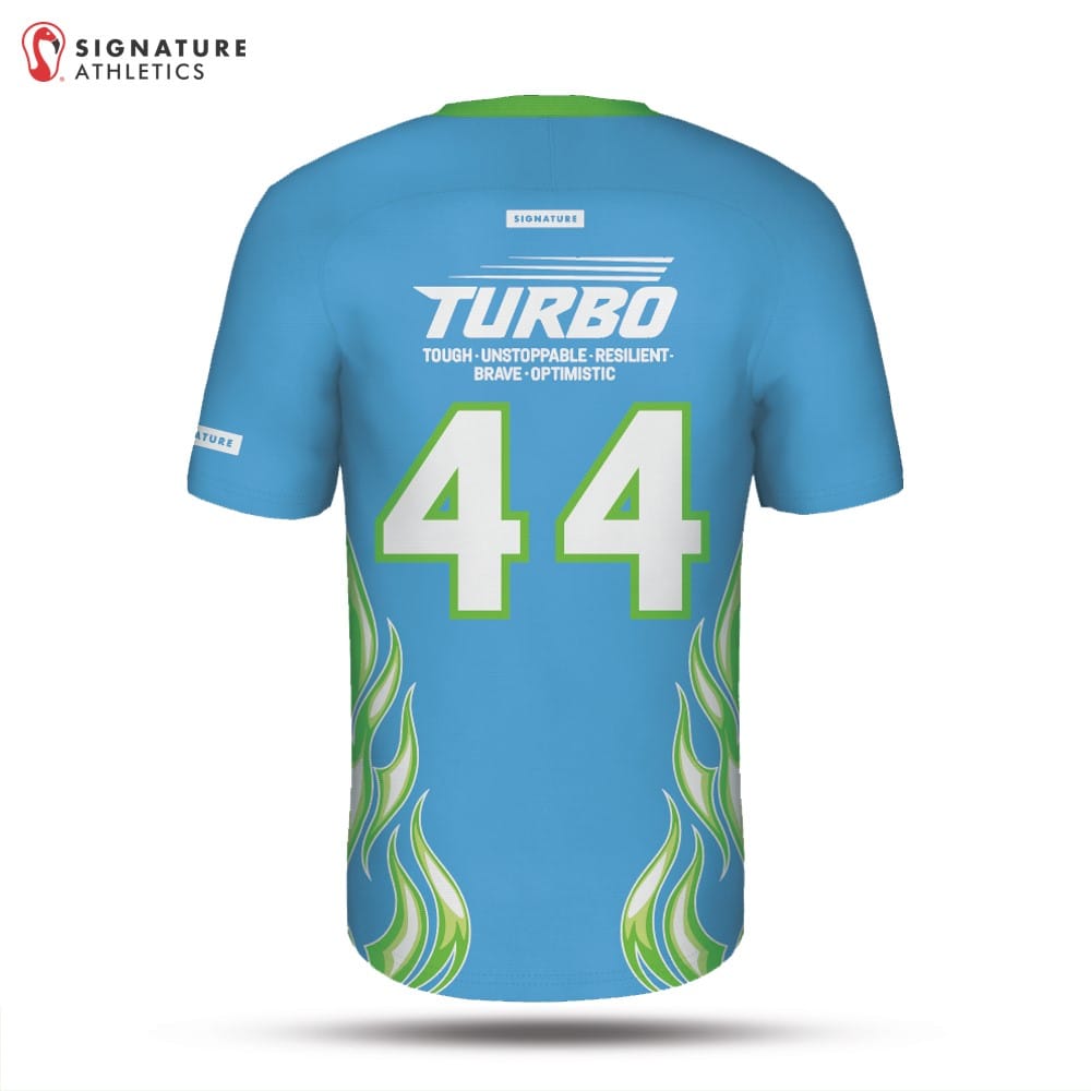 Turbo Men's 3 Piece Player Package V4 Blue Flames Signature Lacrosse