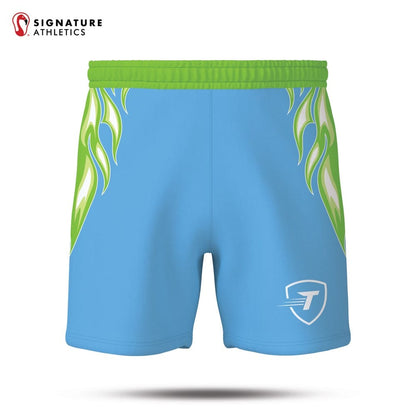 Turbo Men's 3 Piece Player Package V4 Blue Flames Signature Lacrosse