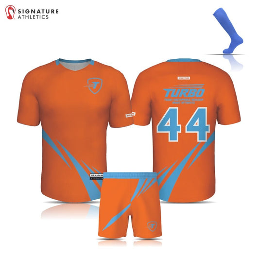 Turbo Men's 3 Piece Player Package V5 Orange: Florida Sports League Signature Lacrosse