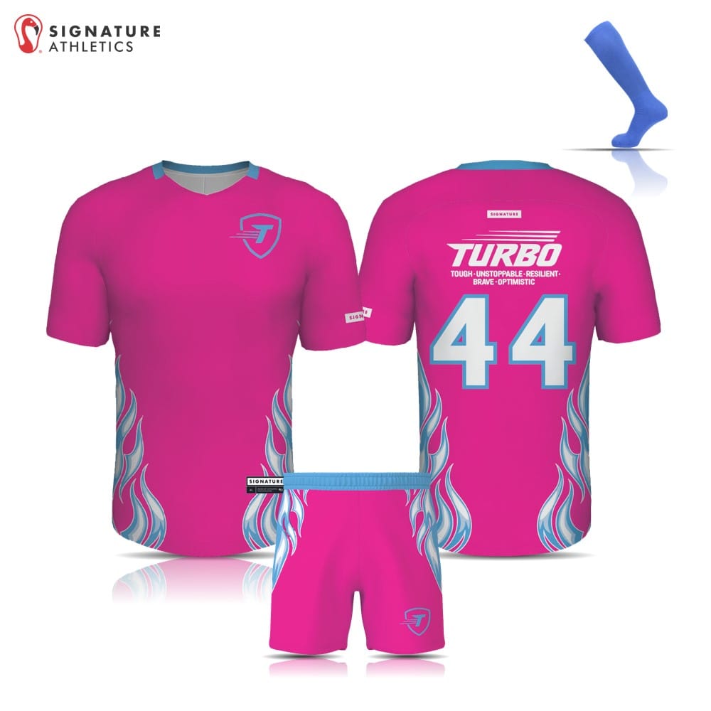 Turbo Men's 3 Piece Player Package V7 Hot Pink Signature Lacrosse