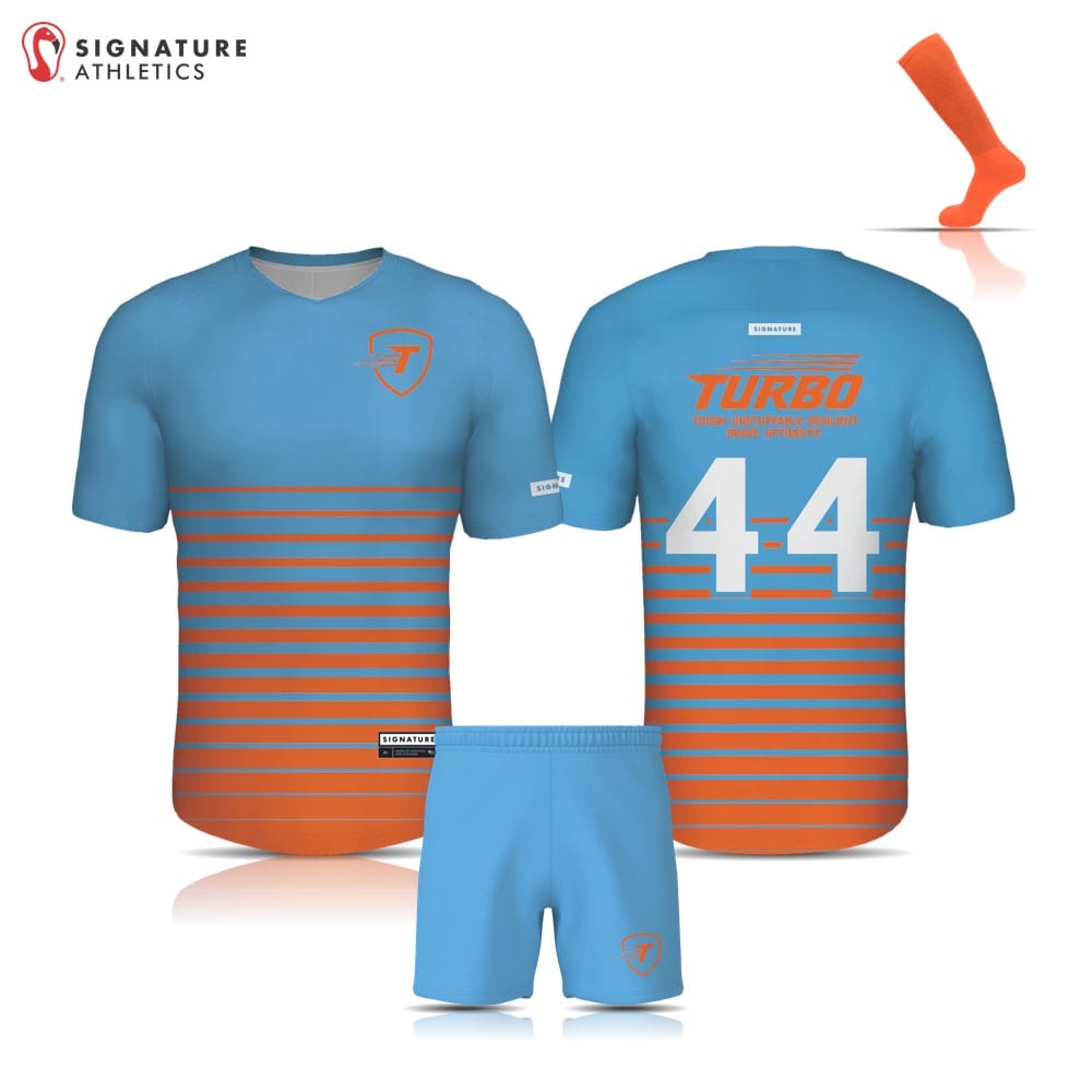 Turbo Men's 3 Piece Player Package V8 Orange Stripes: Florida Sports League Signature Lacrosse
