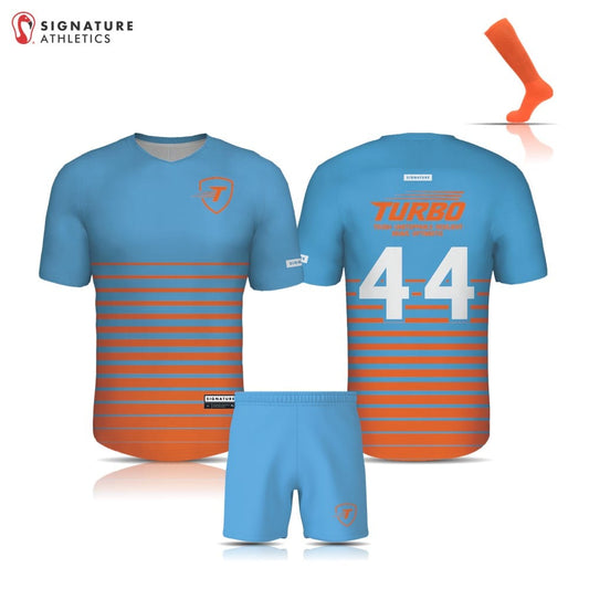 Turbo Men's 3 Piece Player Package V8 Orange Stripes: Florida Sports League Signature Lacrosse