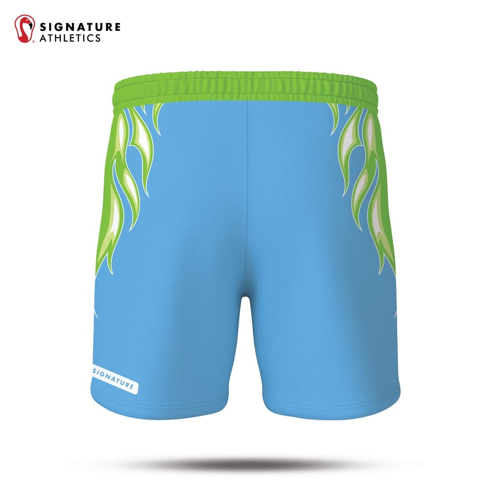 Turbo Men's Basic Shorts Blue Flames Signature Lacrosse