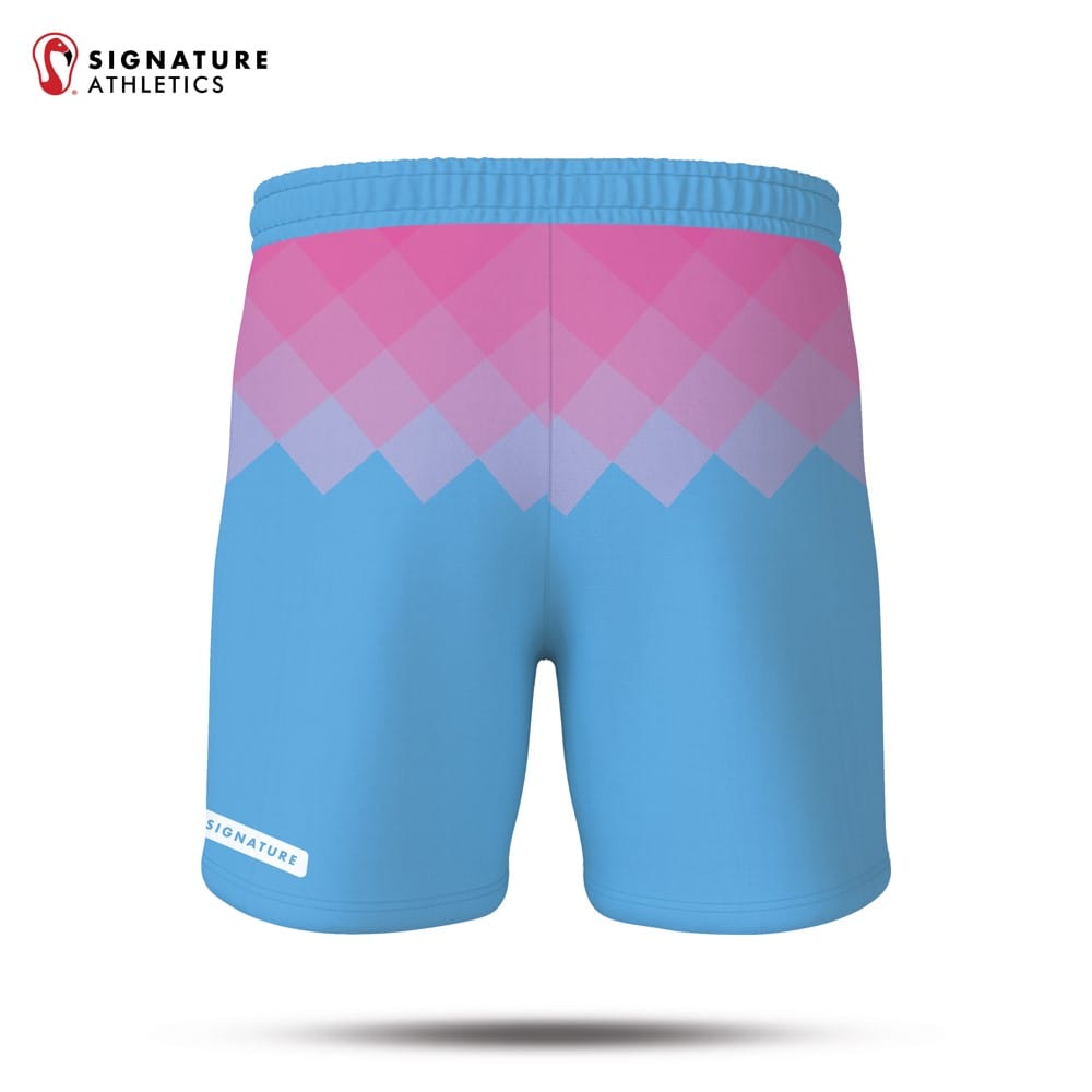 Turbo Men's Basic Shorts Pink Blue Signature Lacrosse