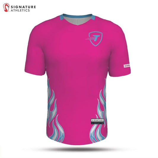 Turbo Men's Player Soccer Jersey Hot Pink: Florida Sports League Signature Lacrosse