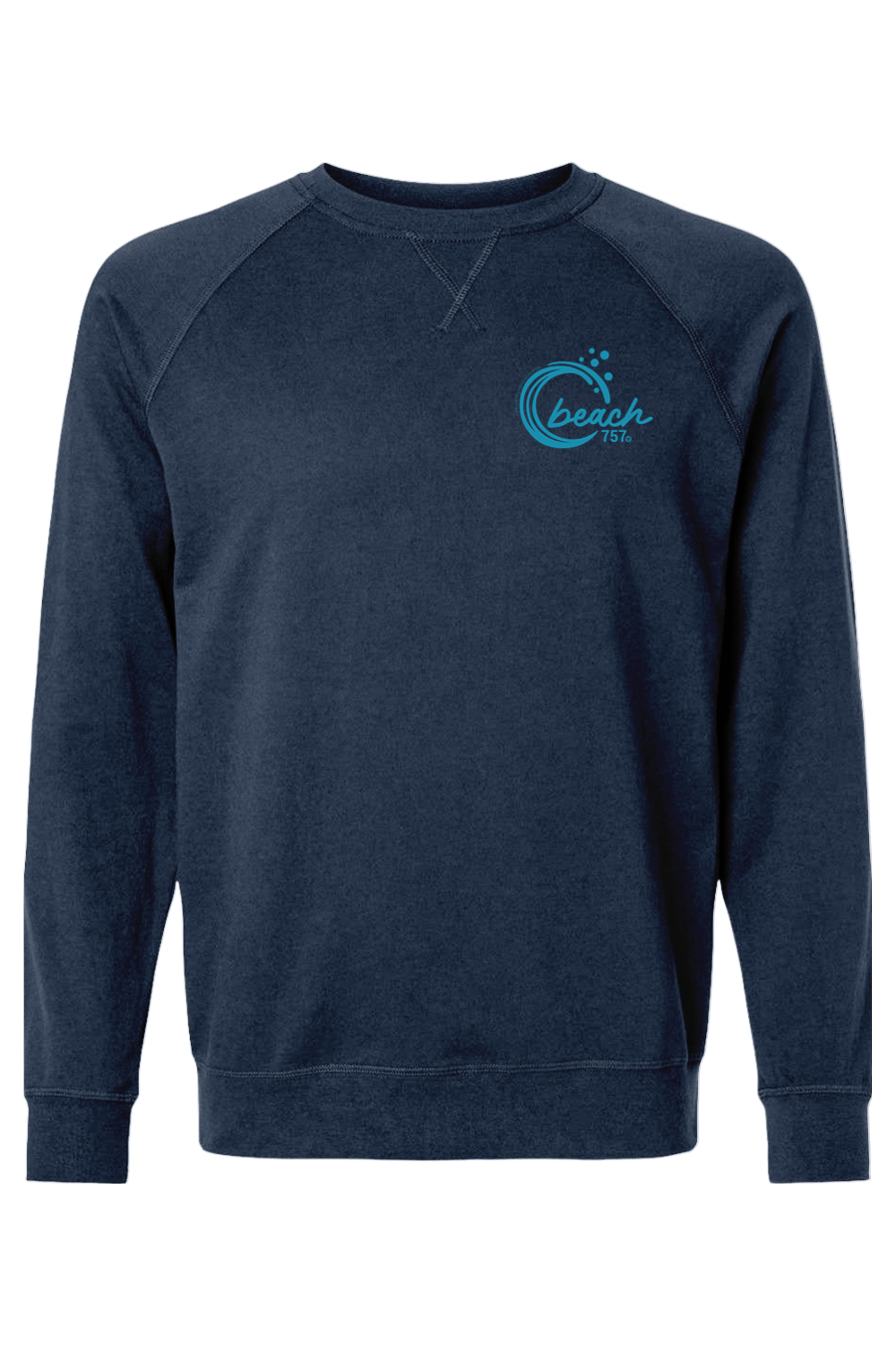 TVA Beach 757 Adult Heavyweight Raglan Long Sleeve Signature Lacrosse