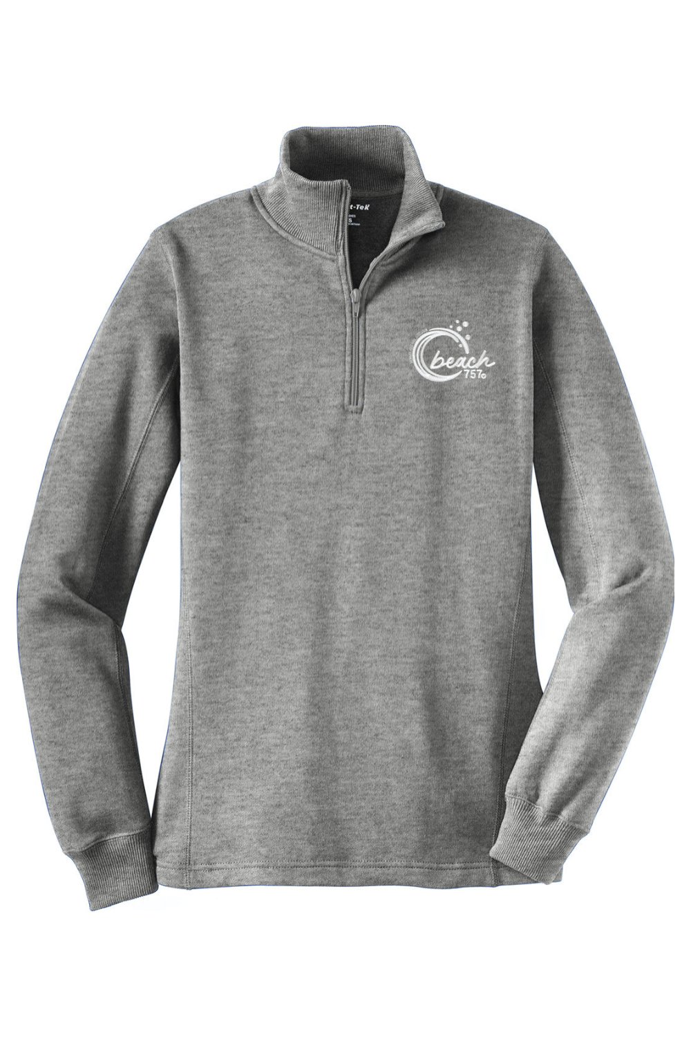 TVA Beach 757 Adult Women's Embroidered Quarter-Zip Pullover Signature Lacrosse