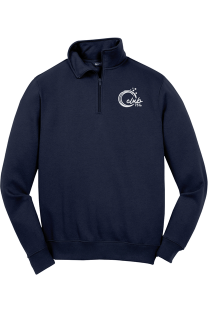 TVA Club 757 Adult Embroidered Quarter-Zip Pullover Signature Lacrosse