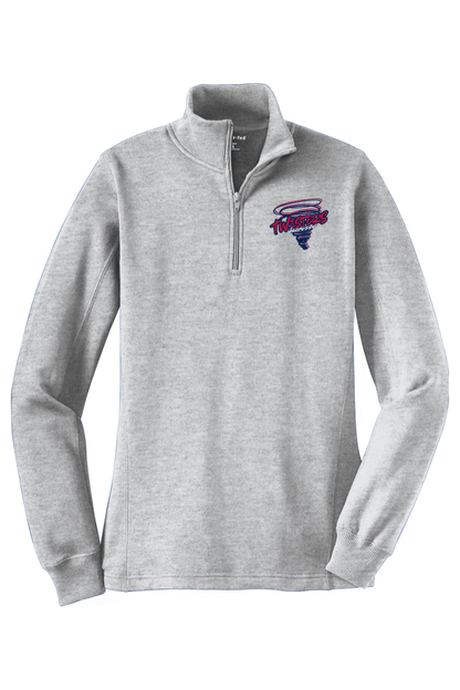 Twisters Lacrosse Adult Women's Embroidered Quarter-Zip Pullover Signature Lacrosse