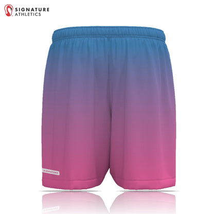 Unbroken Blue Flamingos Men's Game Shorts Signature Lacrosse
