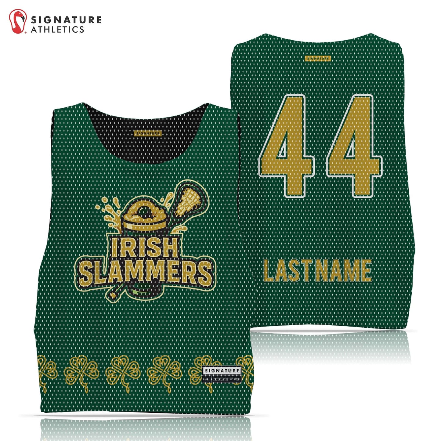 Unbroken Irish Slammers Men's Reversible Practice Pinnie Signature Lacrosse