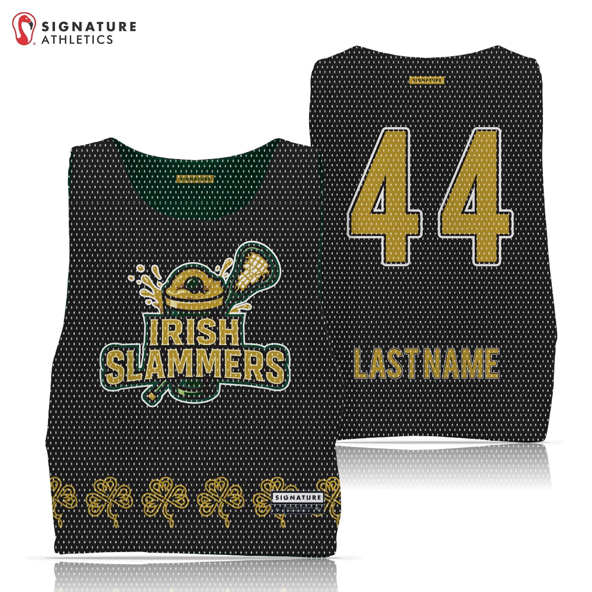 Unbroken Irish Slammers Men's Reversible Practice Pinnie Signature Lacrosse