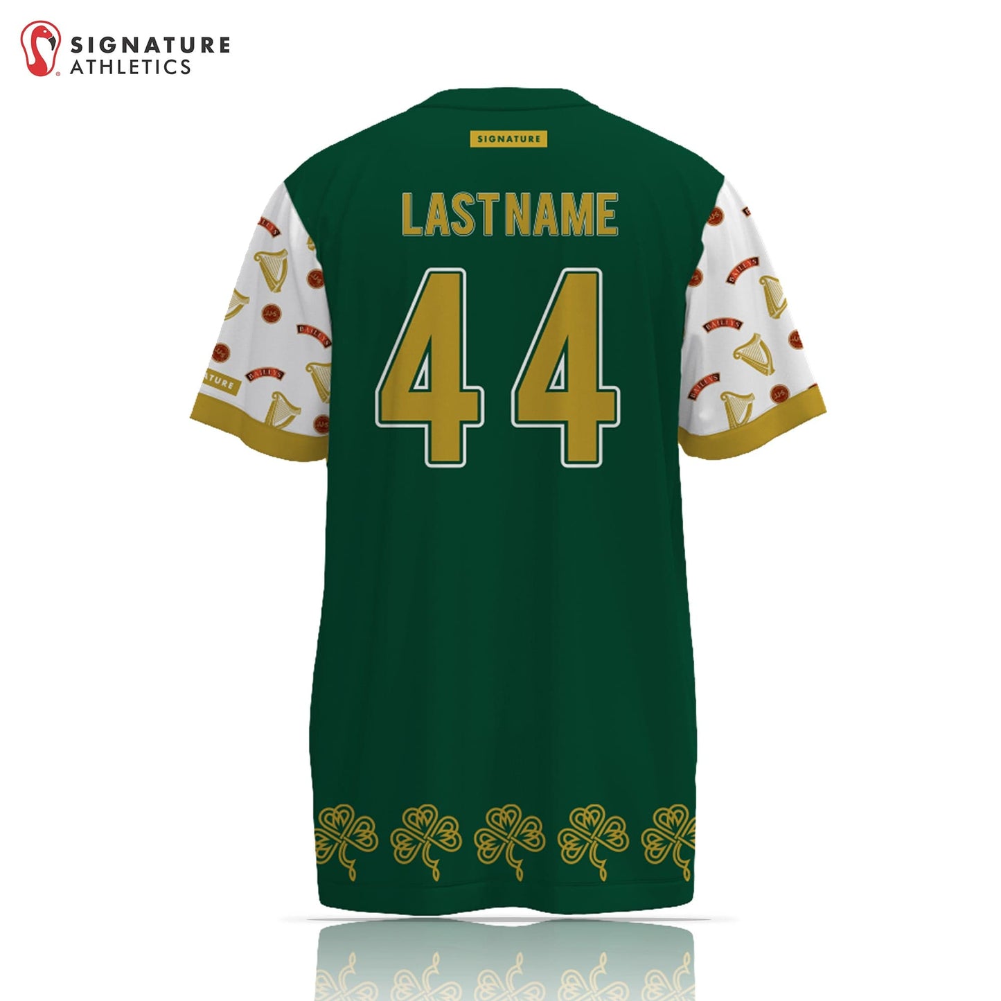 Unbroken Irish Slammers Men's Short Sleeve Tech Tee Signature Lacrosse