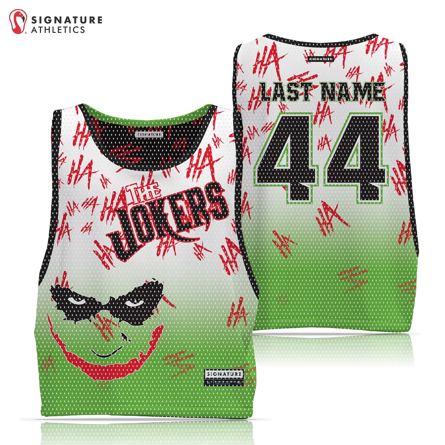 Unbroken Jokers Men's Reversible Practice Pinnie Signature Lacrosse