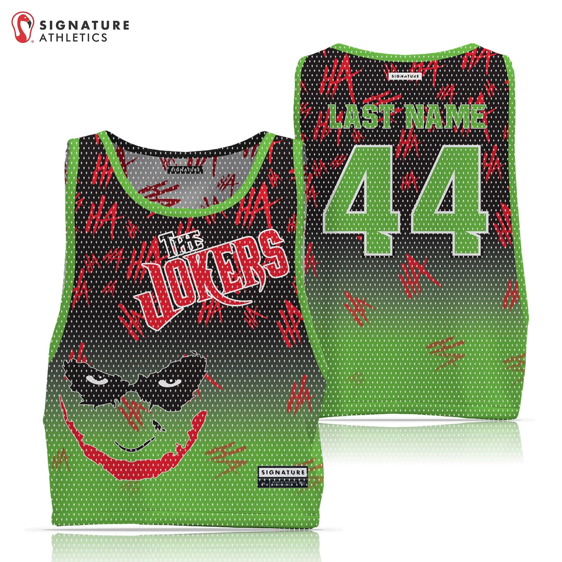 Unbroken Jokers Men's Reversible Practice Pinnie Signature Lacrosse