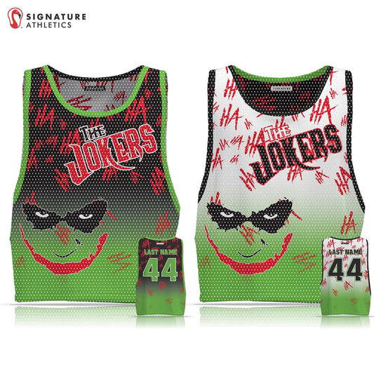 Unbroken Jokers Men's Reversible Practice Pinnie: Jokers Signature Lacrosse