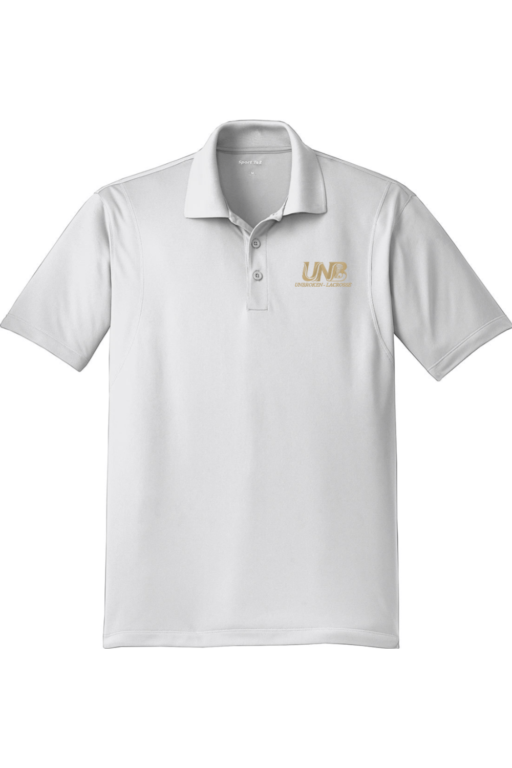 Unbroken Lacrosse Adult Embroidered Athletic Polo Signature Lacrosse