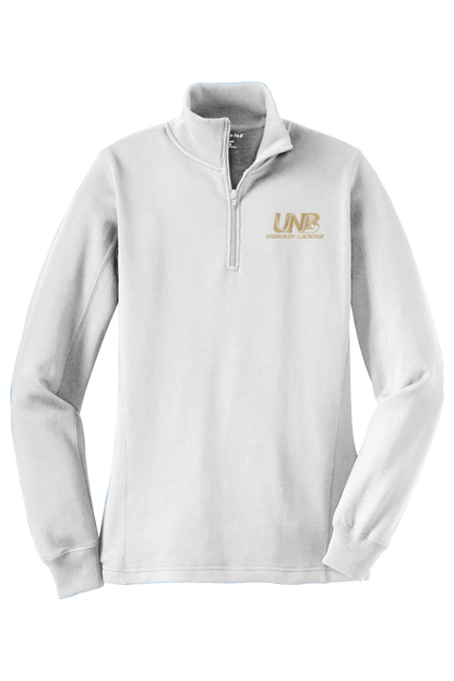 Unbroken Lacrosse Adult Women's Embroidered Quarter-Zip Pullover Signature Lacrosse