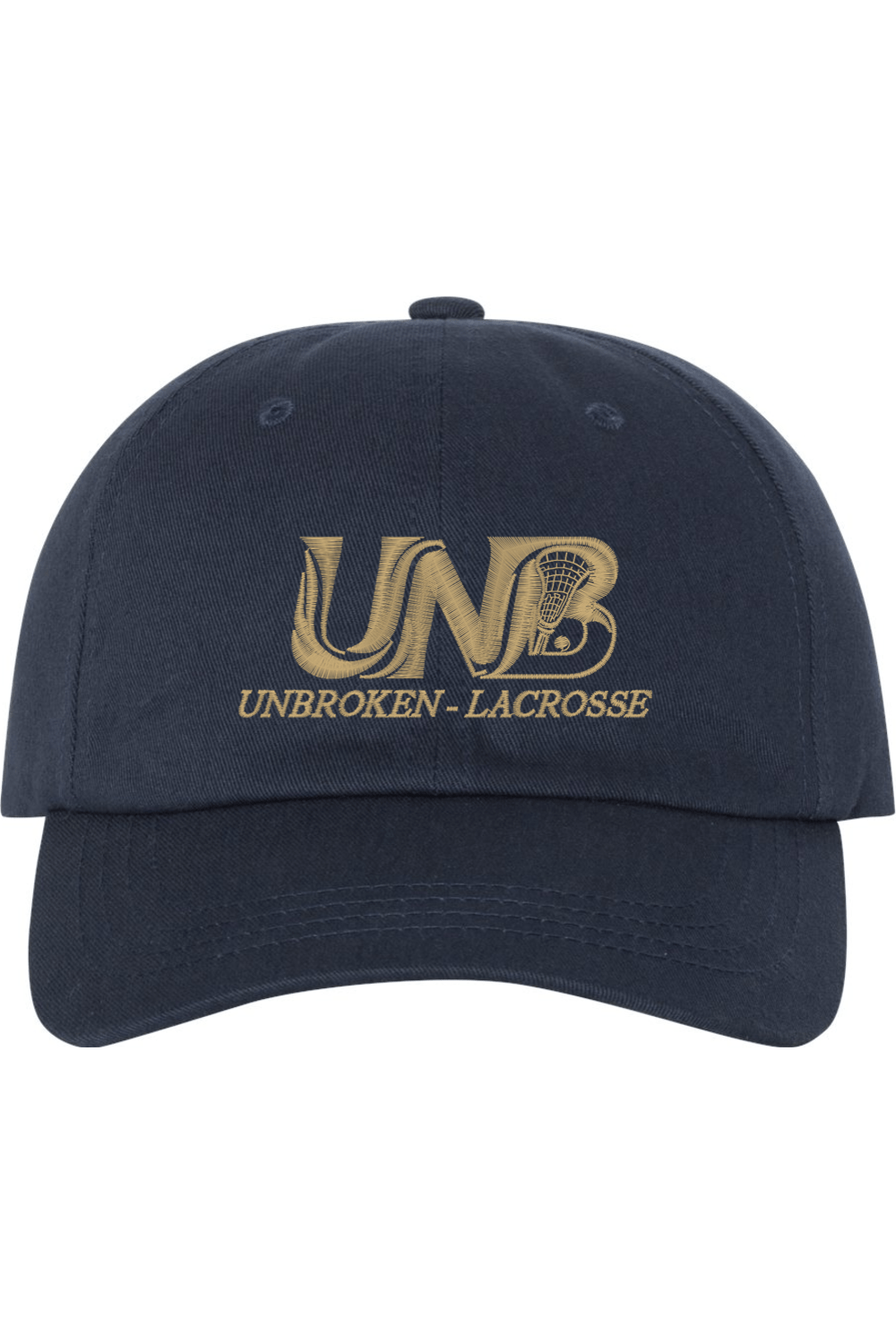 Unbroken Lacrosse Embroidered Dad Hat Signature Lacrosse