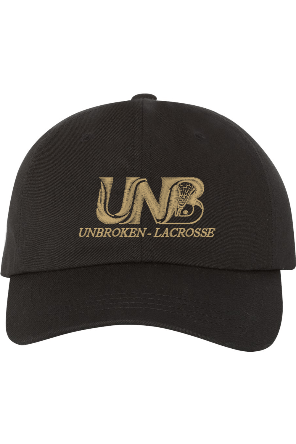 Unbroken Lacrosse Embroidered Dad Hat Signature Lacrosse