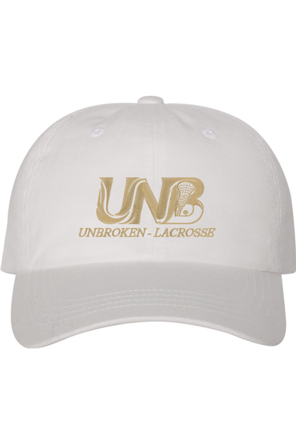 Unbroken Lacrosse Embroidered Dad Hat Signature Lacrosse
