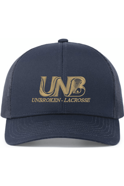 Unbroken Lacrosse Embroidered Trucker Hat Signature Lacrosse
