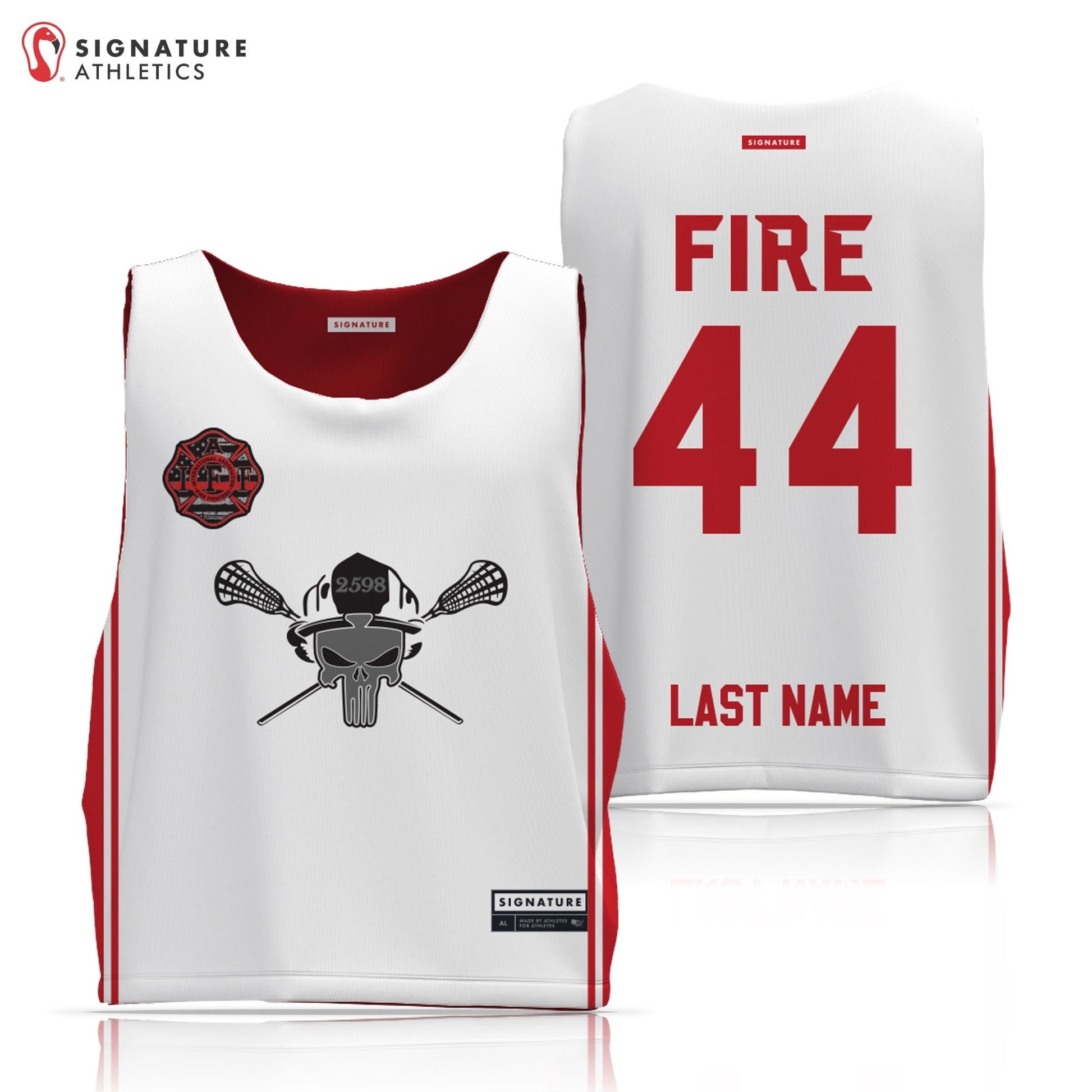 Unbroken Lacrosse Men's Reversible Game Pinnie Signature Lacrosse