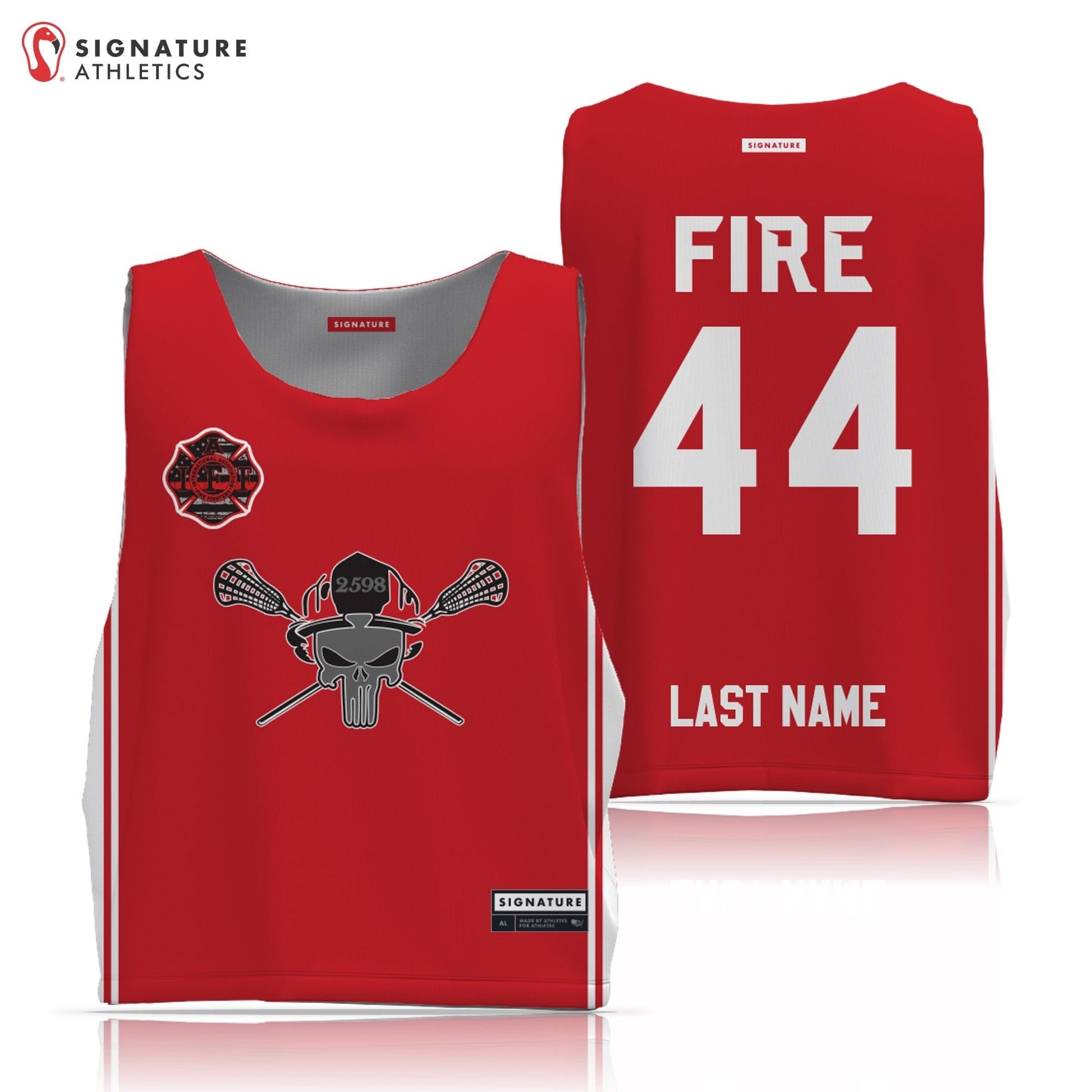 Unbroken Lacrosse Men's Reversible Game Pinnie Signature Lacrosse