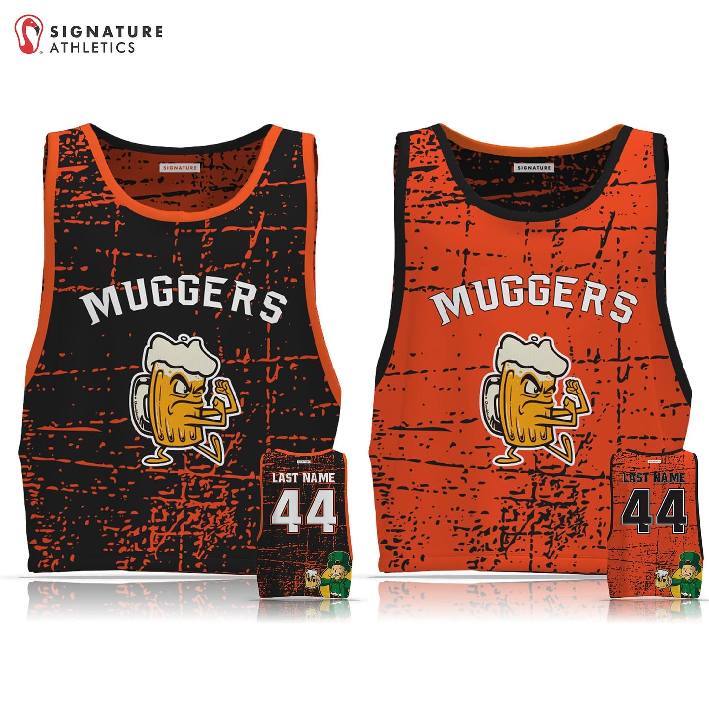 Unbroken Muggers Men's Reversible Game Pinnie Signature Lacrosse
