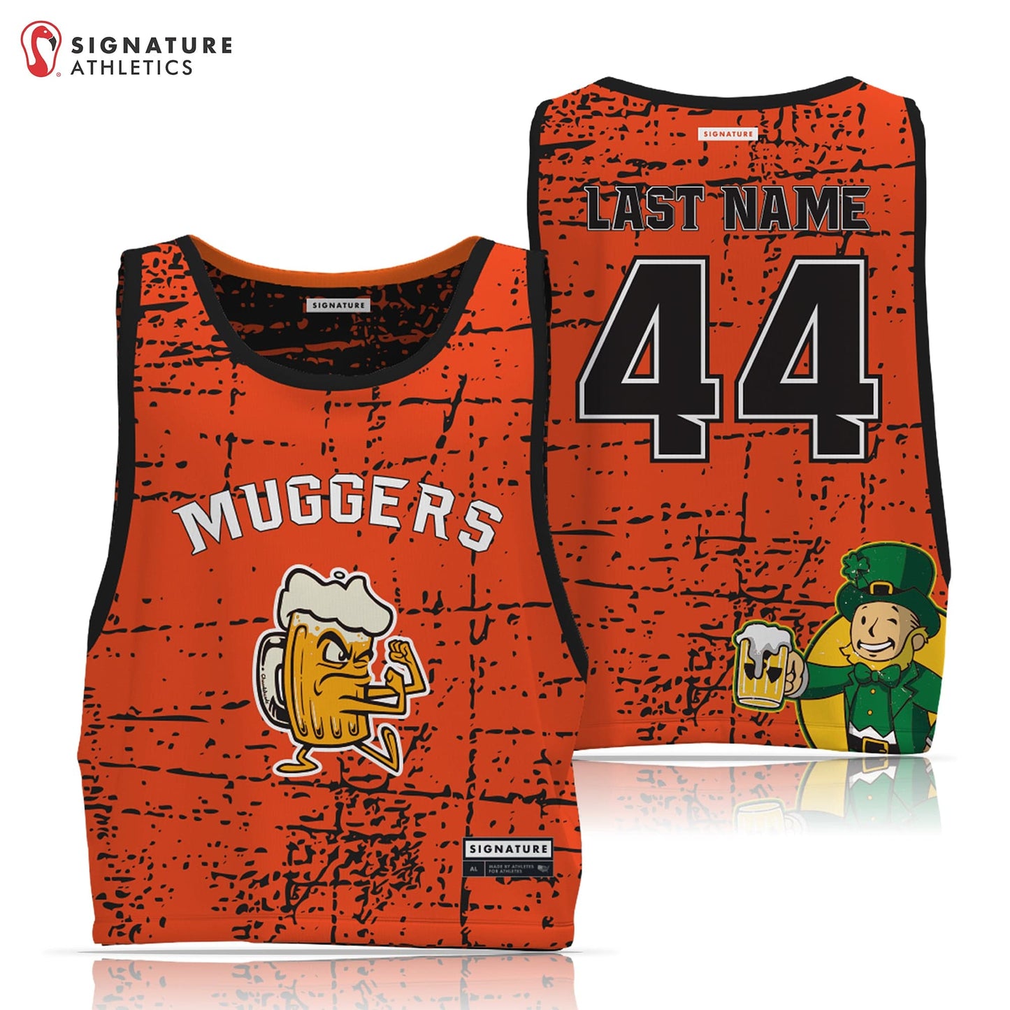 Unbroken Muggers Men's Reversible Game Pinnie Signature Lacrosse
