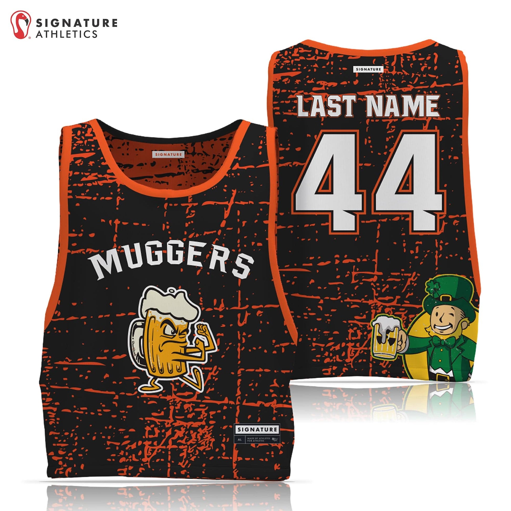 Unbroken Muggers Men's Reversible Game Pinnie Signature Lacrosse