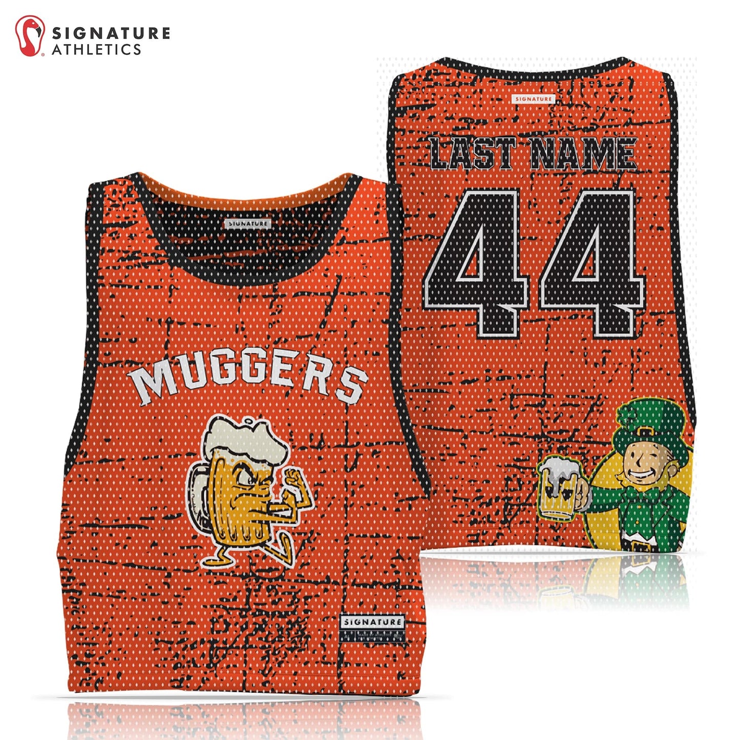 Unbroken Muggers Men's Reversible Practice Pinnie Signature Lacrosse