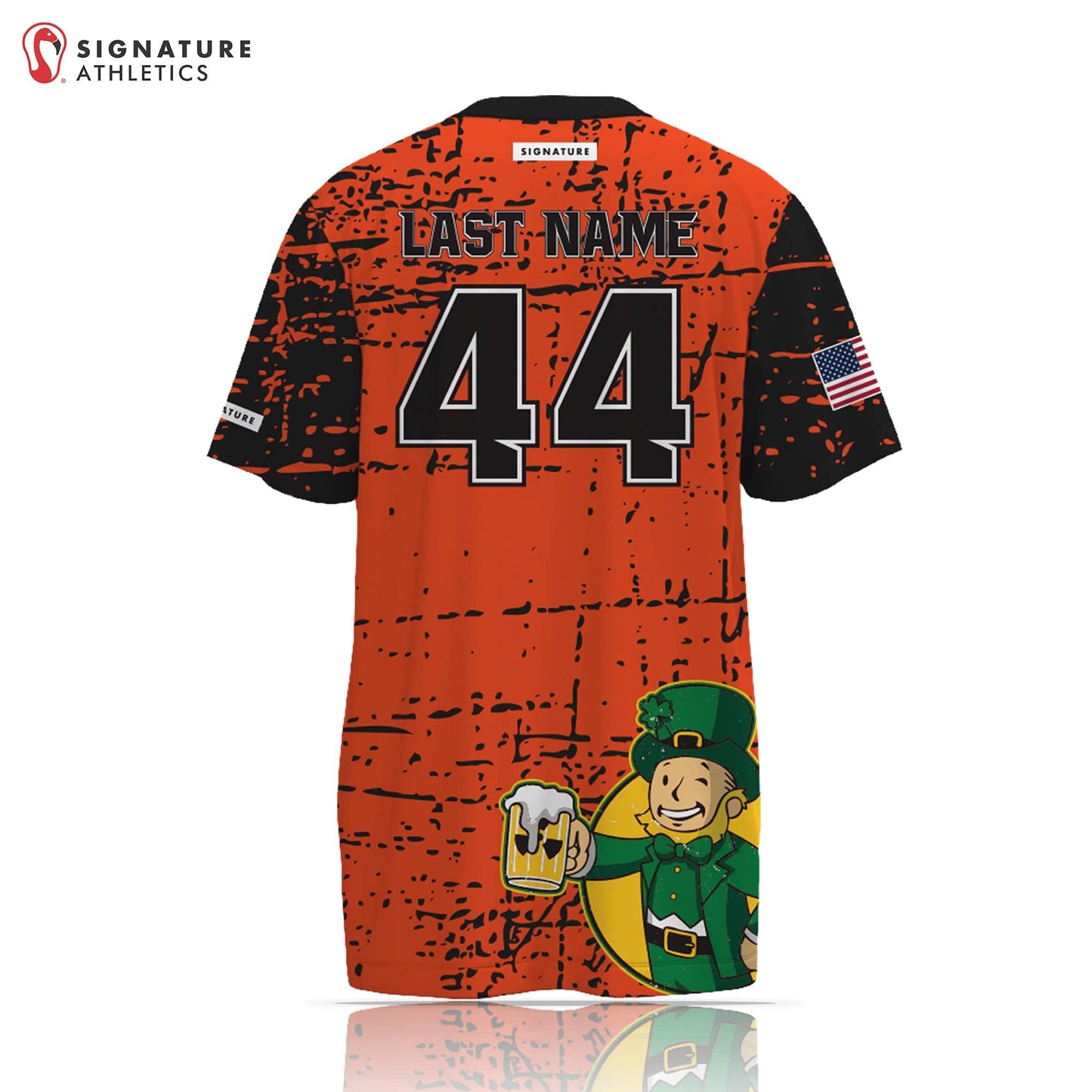 Unbroken Muggers Men's Short Sleeve Tech Tee Signature Lacrosse