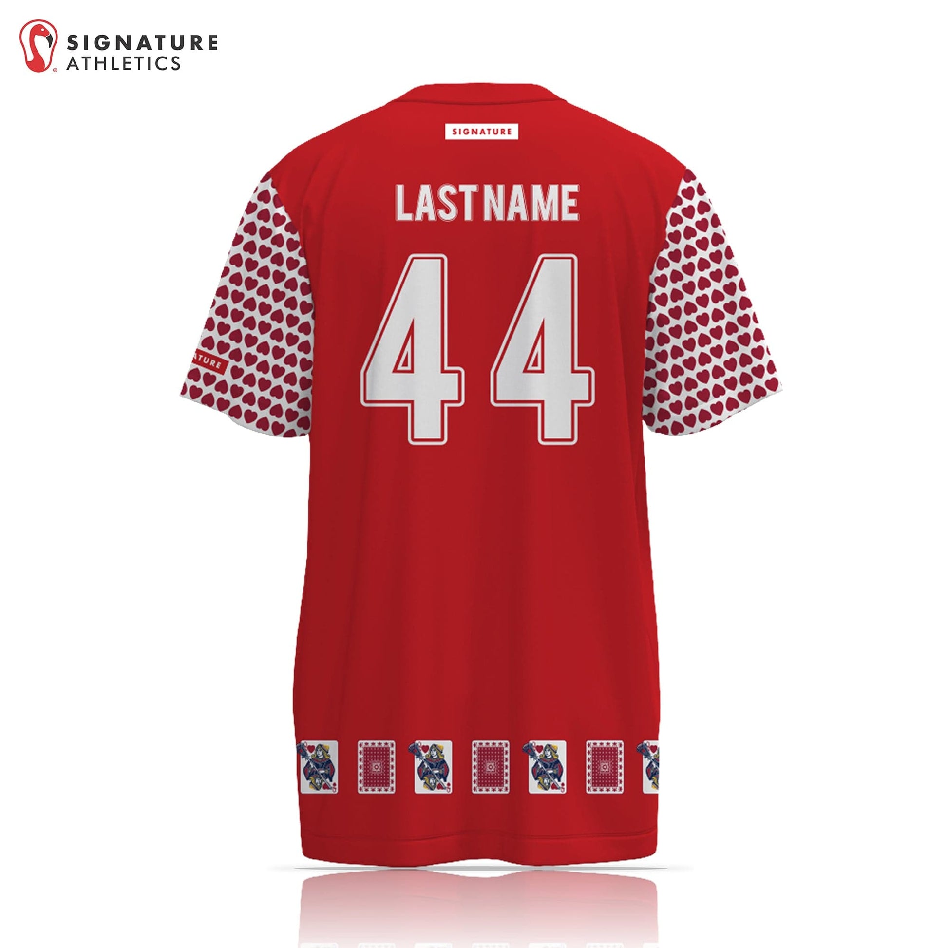 Unbroken Queen of Hearts Women's Short Sleeve Tech Tee Signature Lacrosse