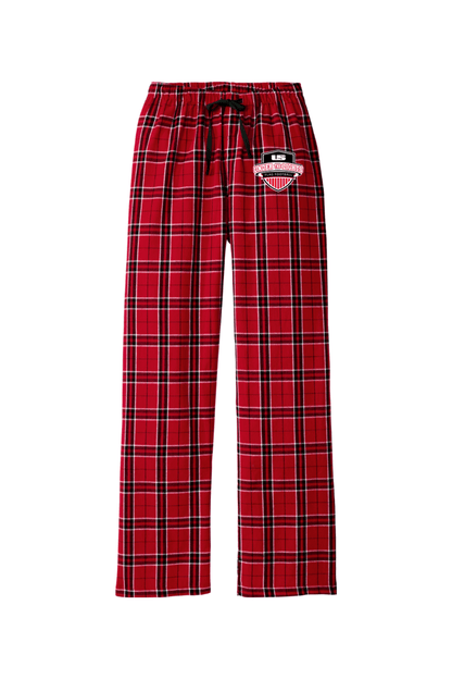 Under The Lights Adult Women's Flannel Plaid Pants Signature Lacrosse