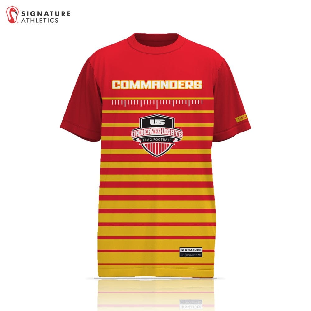 Under the Lights COMMANDERS Unisex Short Sleeve Tech Tee Signature Lacrosse