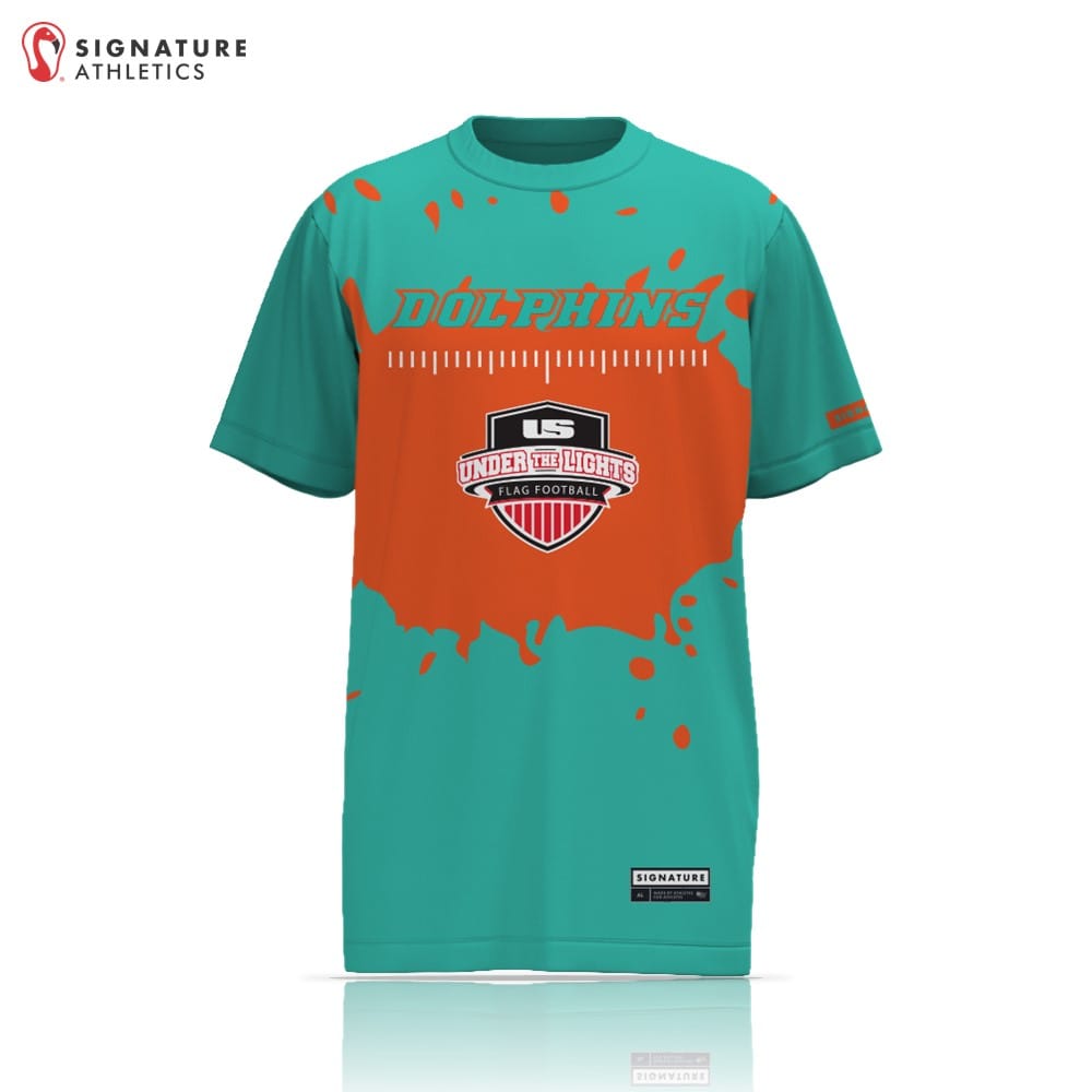 Under the Lights DOLPHINS Unisex Short Sleeve Tech Tee Signature Lacrosse