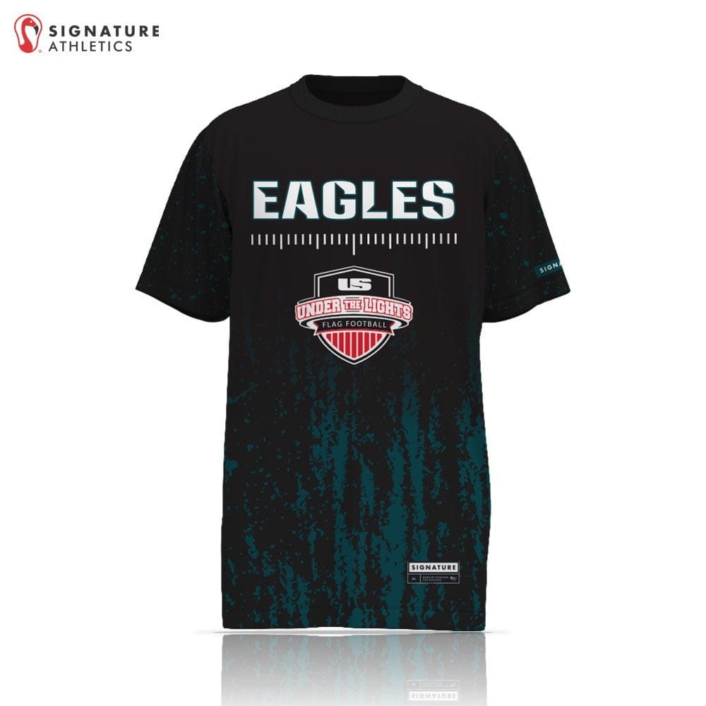 Under the Lights EAGLES Unisex Short Sleeve Tech Tee Signature Lacrosse