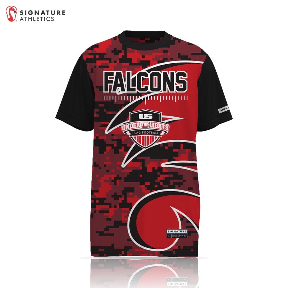 Under the Lights FALCONS Unisex Short Sleeve Tech Tee Signature Lacrosse