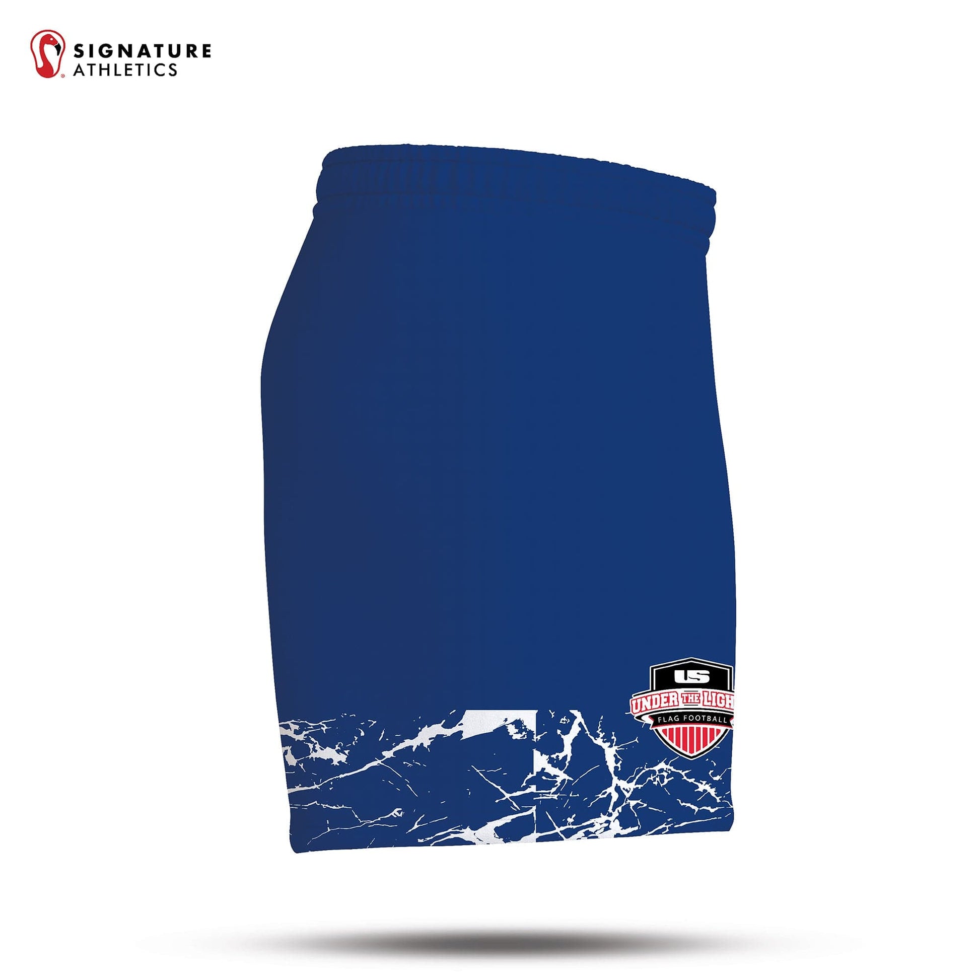 Under the Lights Flag Football Navy Men's Game Shorts Signature Lacrosse