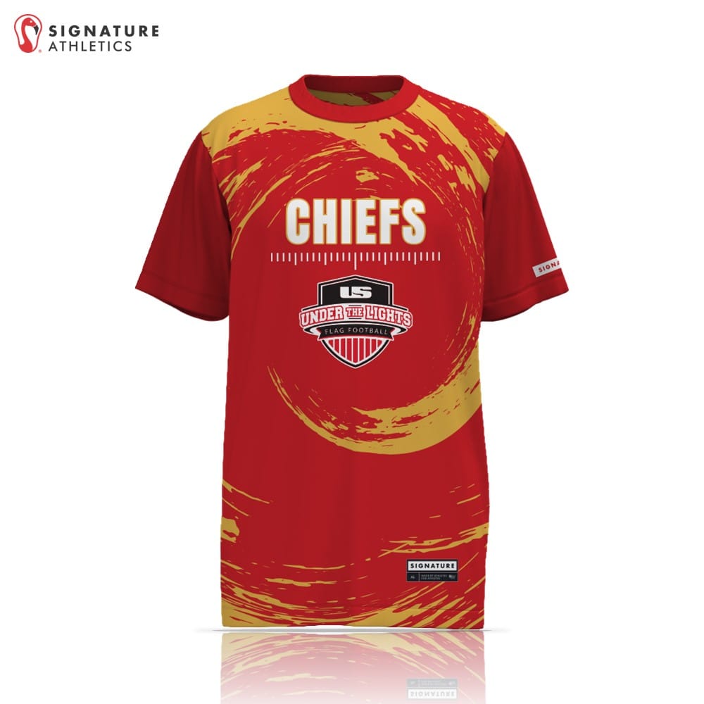 Under the Lights Flag Football Short Sleeve Tech Tee [BULK TEST] Signature Lacrosse