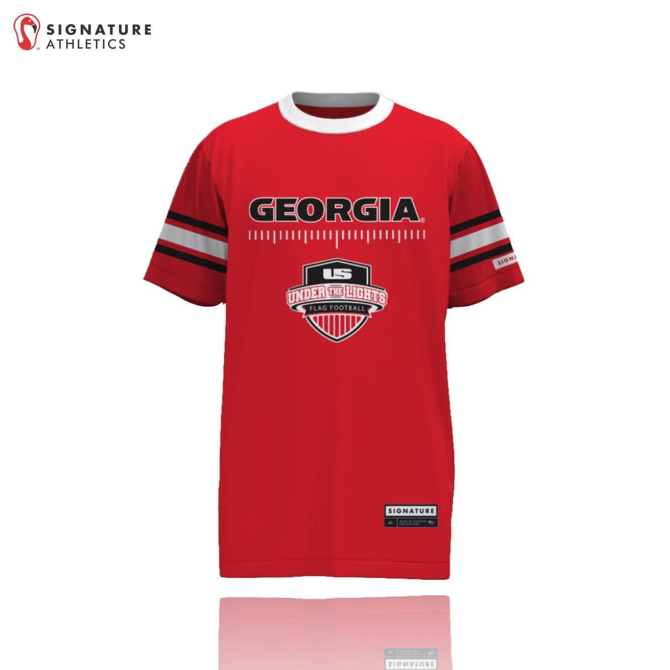 Under the Lights GEORGIA Unisex Short Sleeve Tech Tee Signature Lacrosse